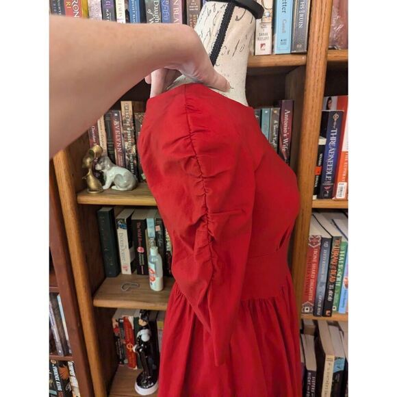Stop Staring Alicia Estrada Women’s Large Red 1950s Themed Party Swing Dress - Picture 4 of 8